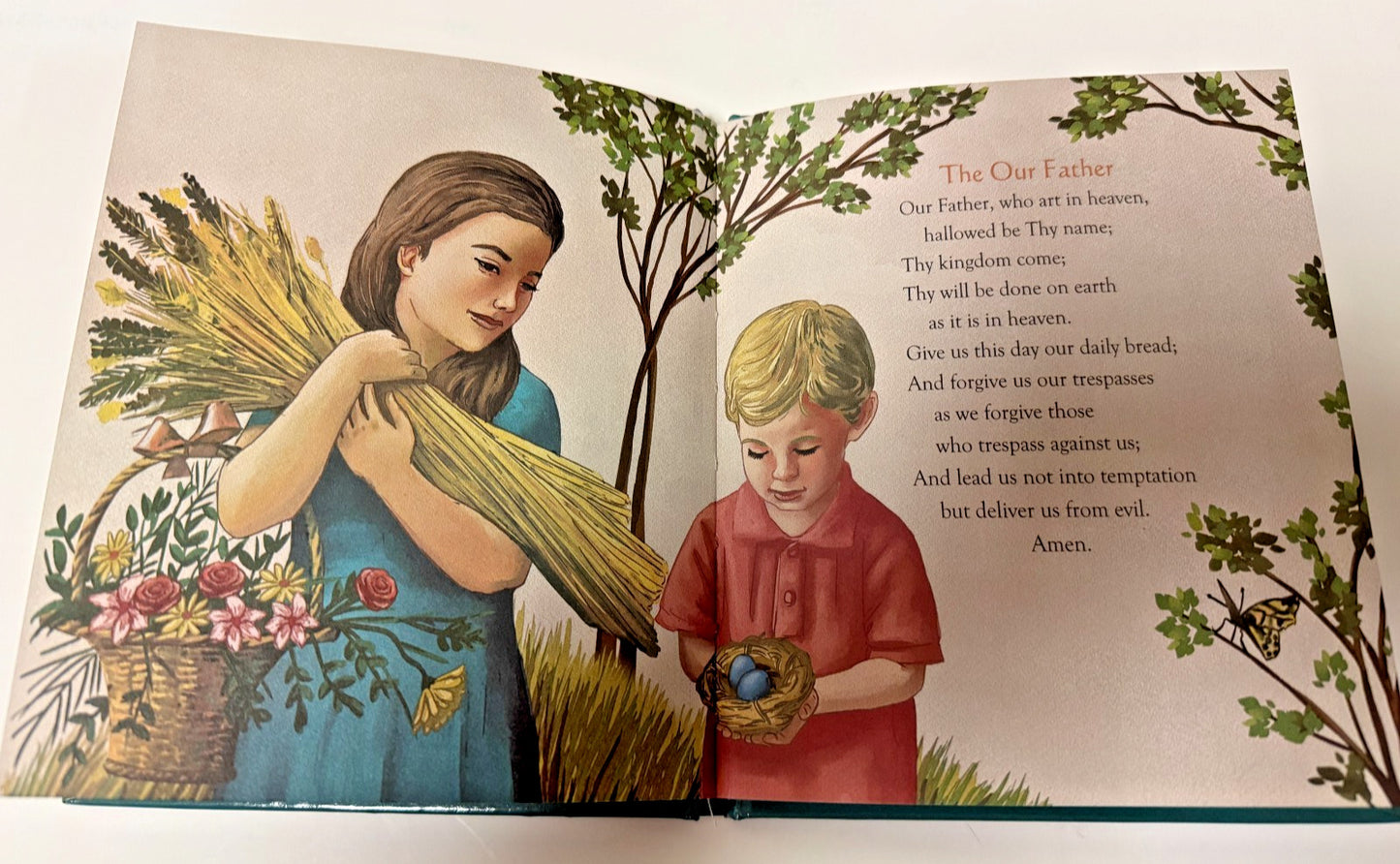 Children's First Book of Prayers Hardcover Book, New #AB-428-R2
