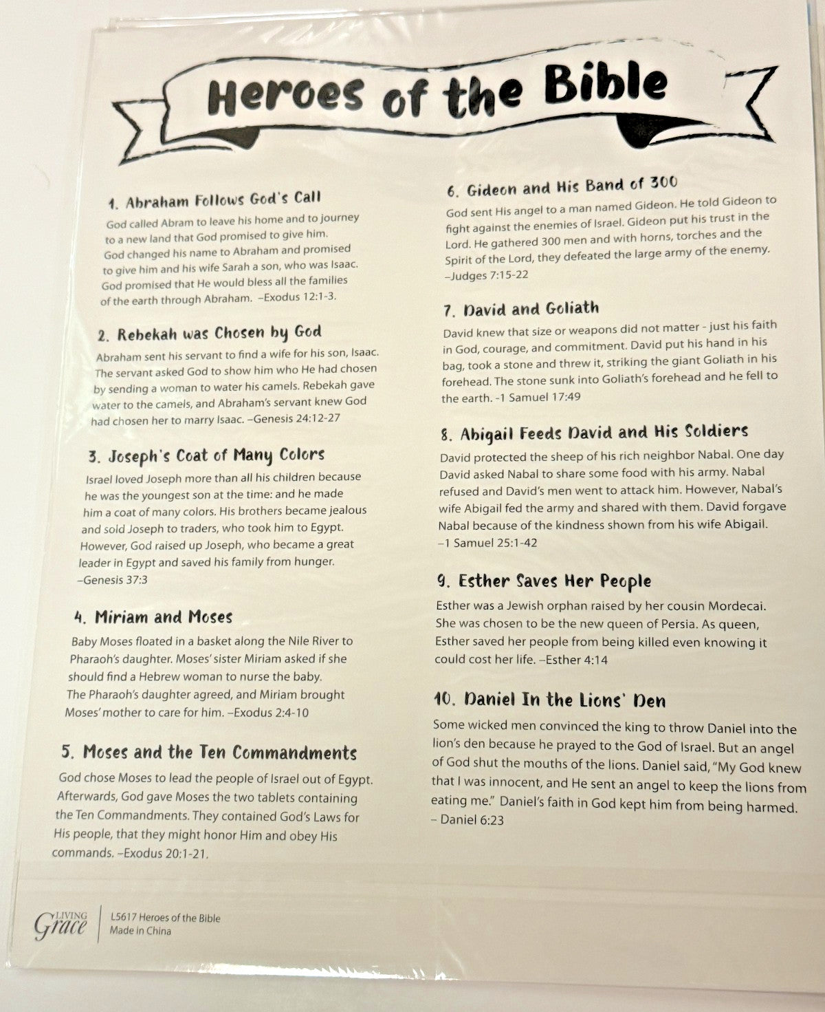 Heroes of the Bible Stickers for Children, New #Gftshp-189