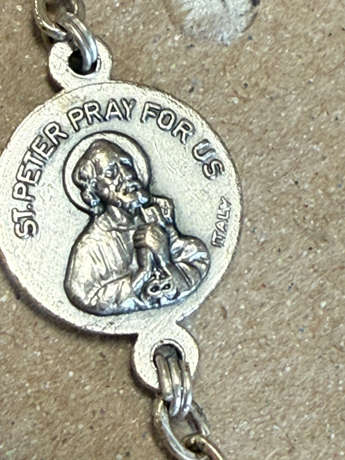 Saint Pope John Paul II + Apostles Vintage Rosary, New From Italy #AB-49 - Journeys of Faith