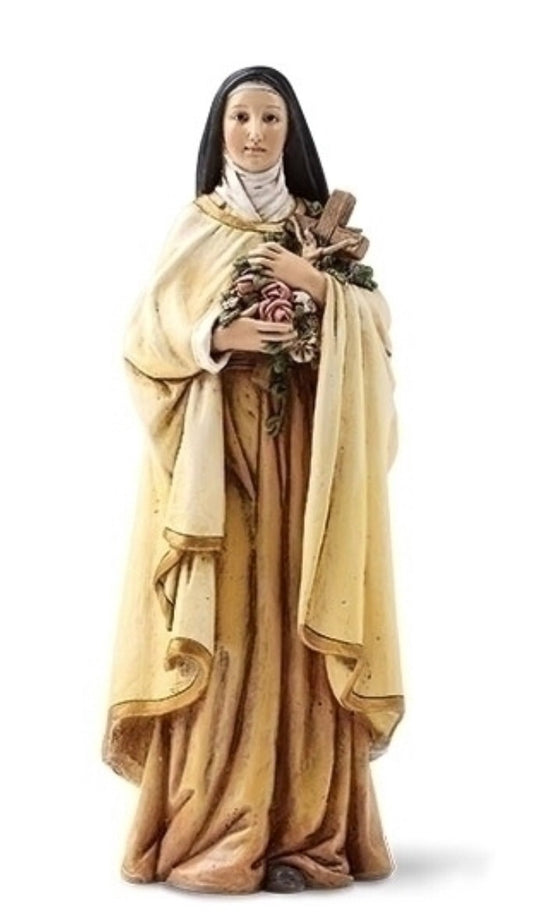 Saint Therese of Lisieux 6" Statue, New #RM-040