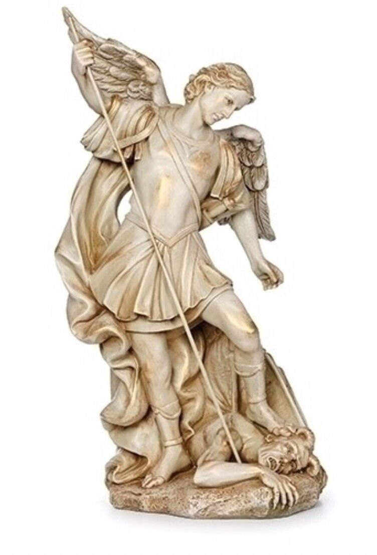 Saint Michael The Archangel  15" Statue, New