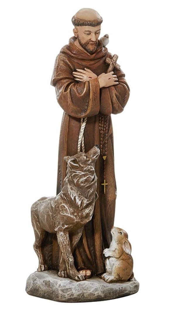 Saint Francis of Assisi 8" Statue, New #AB-156 Journeys of Faith Collectibles:Religion & Spirituality:Christianity:Other Christian Collectibles