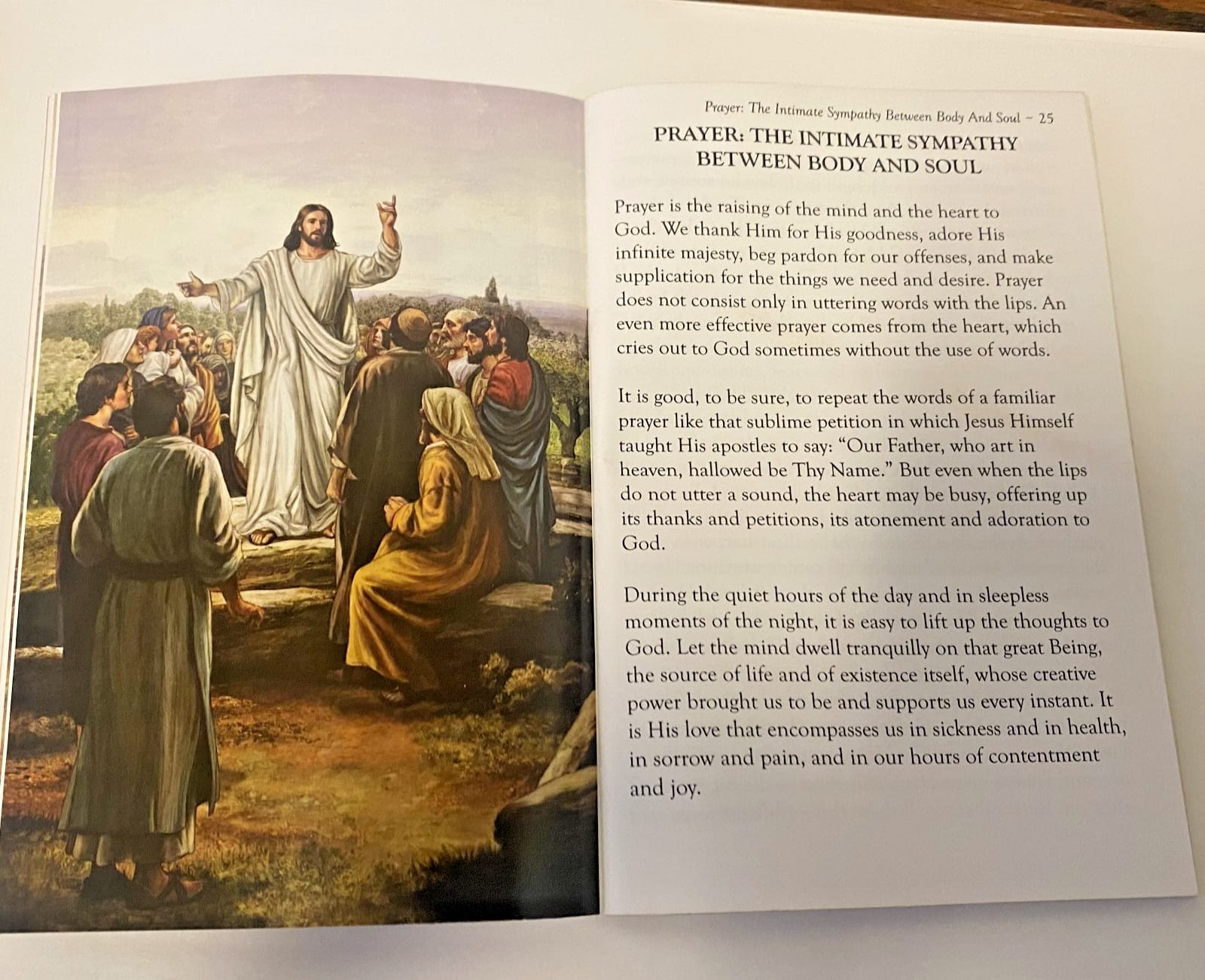 Healing Meditations Prayer Booklet from Bob and Penny Lord Journeys of Faith, Christian Holy Card for spirituality and prayer.