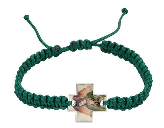 O L of Guadalupe Green Cord Bracelet,  New #Gftshp -145 Journeys of Faith Collectibles:Religion & Spirituality:Christianity:Jewelry