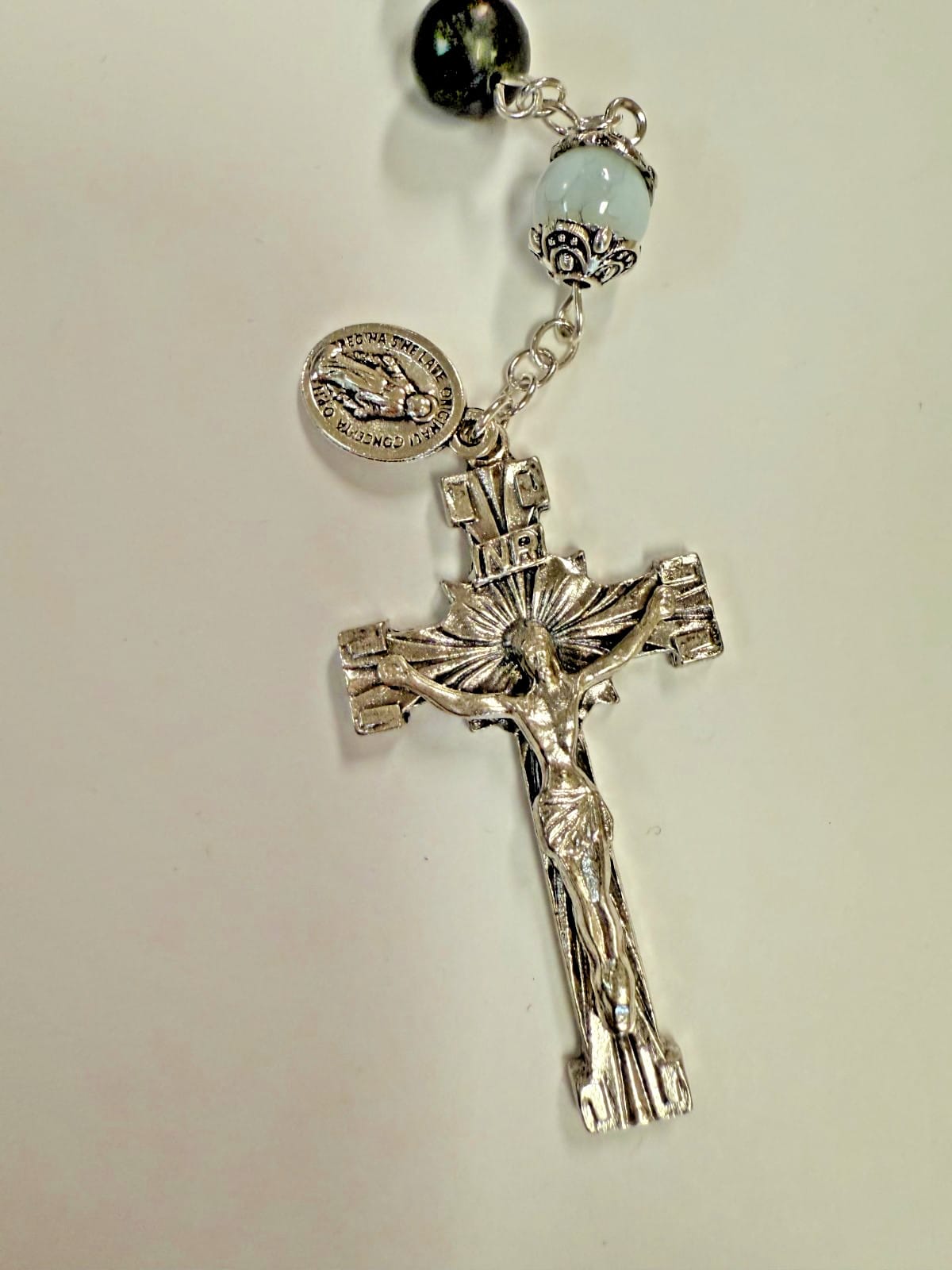 Zebra Japer Stone Beads Rosary, New #Gftshp-56 Journeys of Faith Collectibles:Religion & Spirituality:Christianity:Rosaries