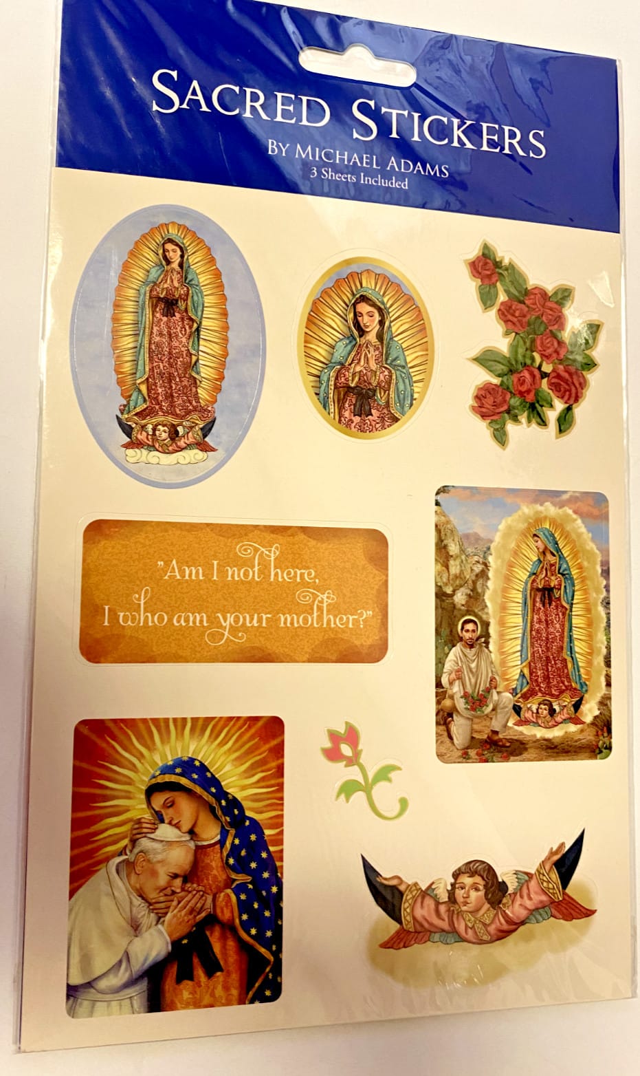 Our Lady of Guadalupe Stickers (assorted), 3 sheets per package, New #AB-069 Journeys of Faith Collectibles:Religion & Spirituality:Christianity:Other Christian Collectibles