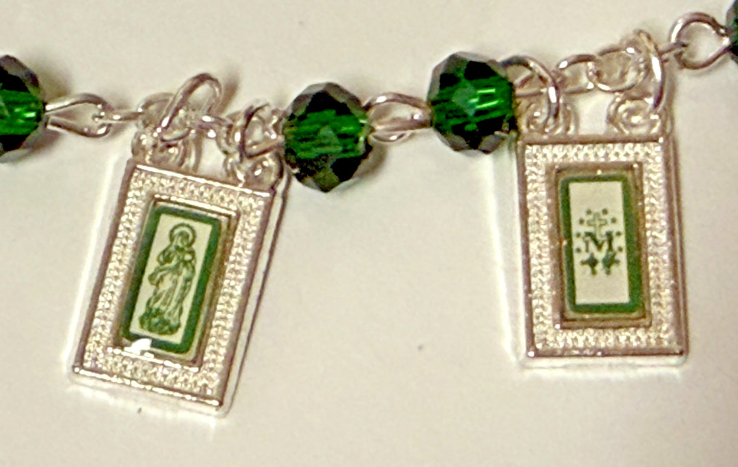 Our Lady of Mount Carmel Scapular Rosary Bracelet,  New #Gftshp-154 - Journeys of Faith