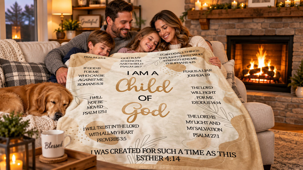 Bible Verses Throw Blanket,  40" x 60", New #AB-369-R2 - Journeys of Faith