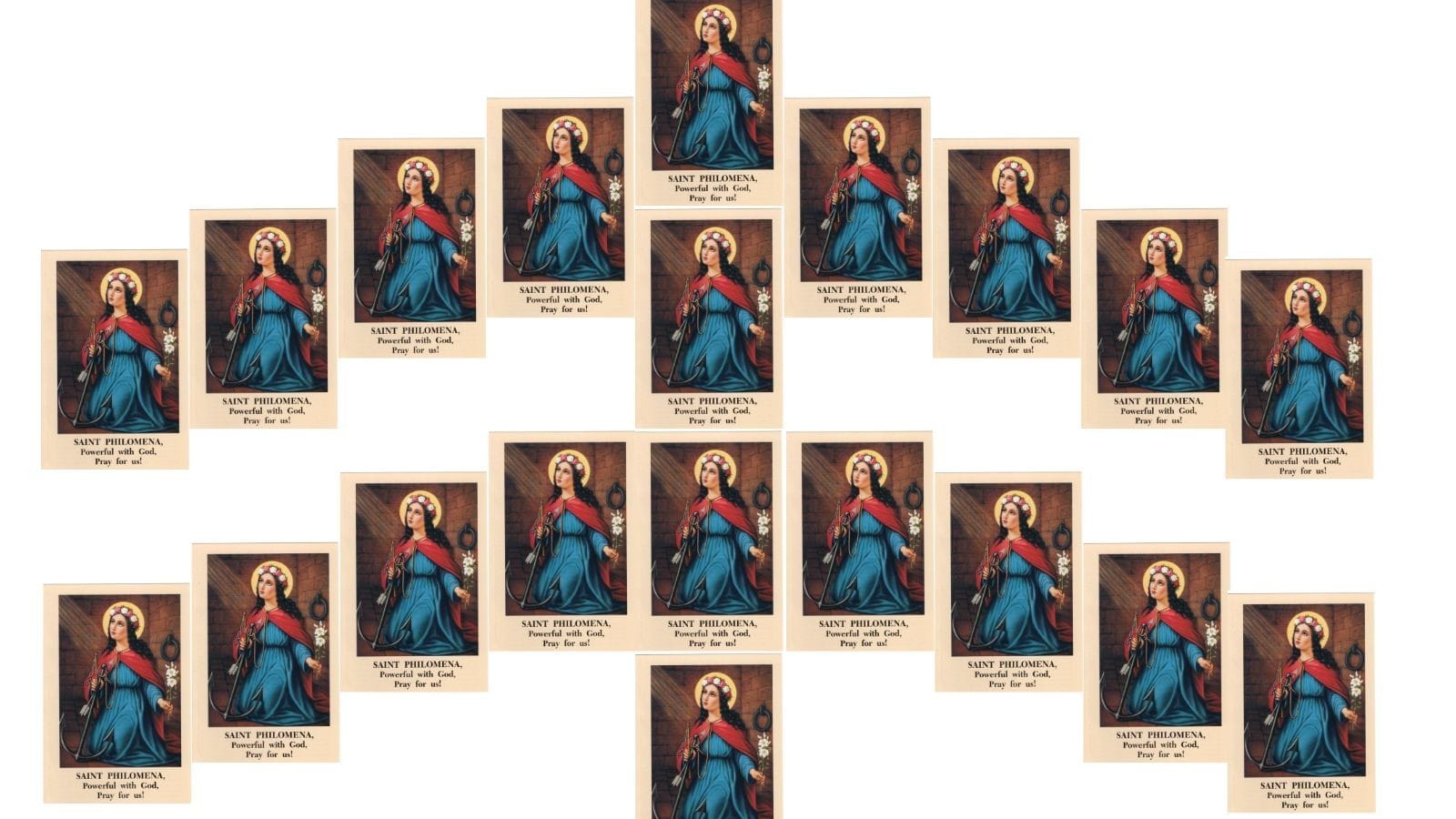Saint Philomena Novena Prayer Card 20 Pack PC-123 Journeys of Faith Collectibles:Religion & Spirituality:Christianity:Holy Cards