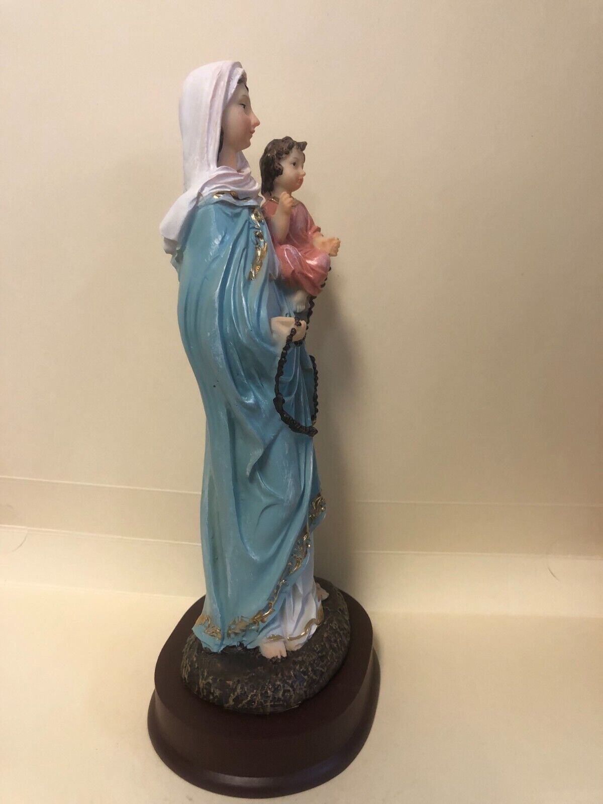 Our Lady of the Rosary Statue, 8.25" New - Bob and Penny Lord