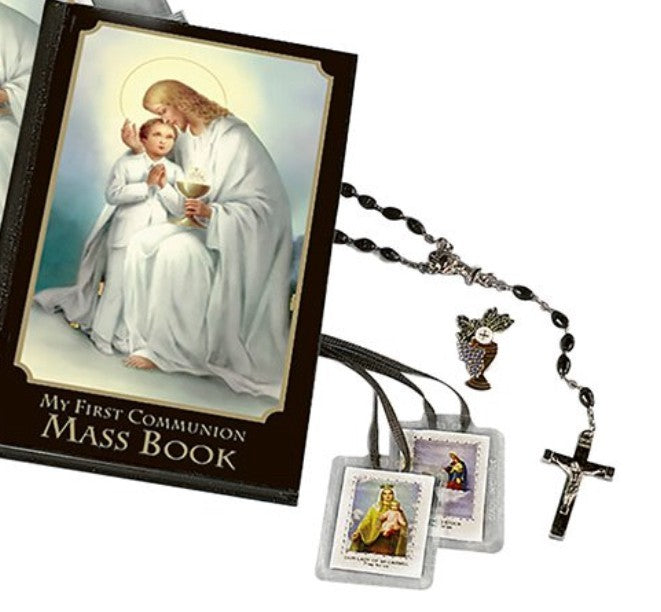 Traditional First Holy Communion 4pc Set,For a boy New - #Gftshp-74 - Journeys of Faith