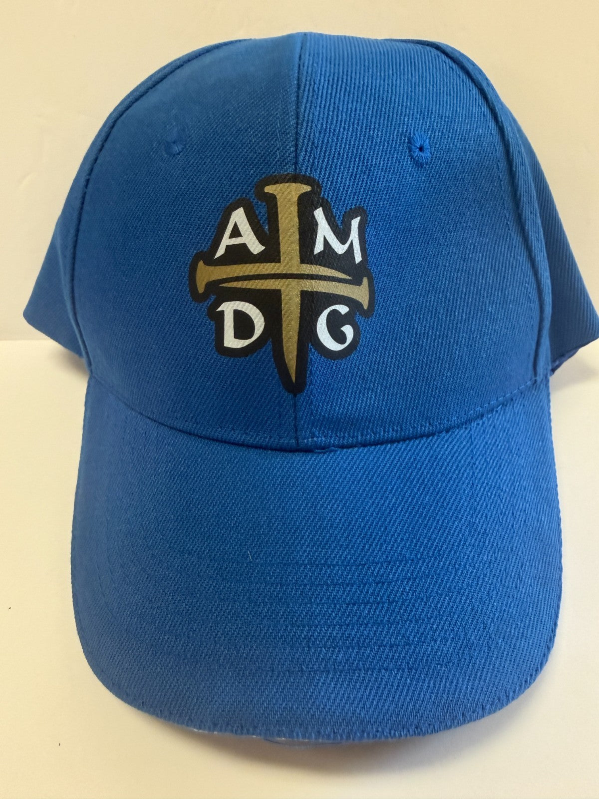 "For the Great Glory" AMDG Baseball Royal Blue, New #Gftshp-279 - Journeys of Faith