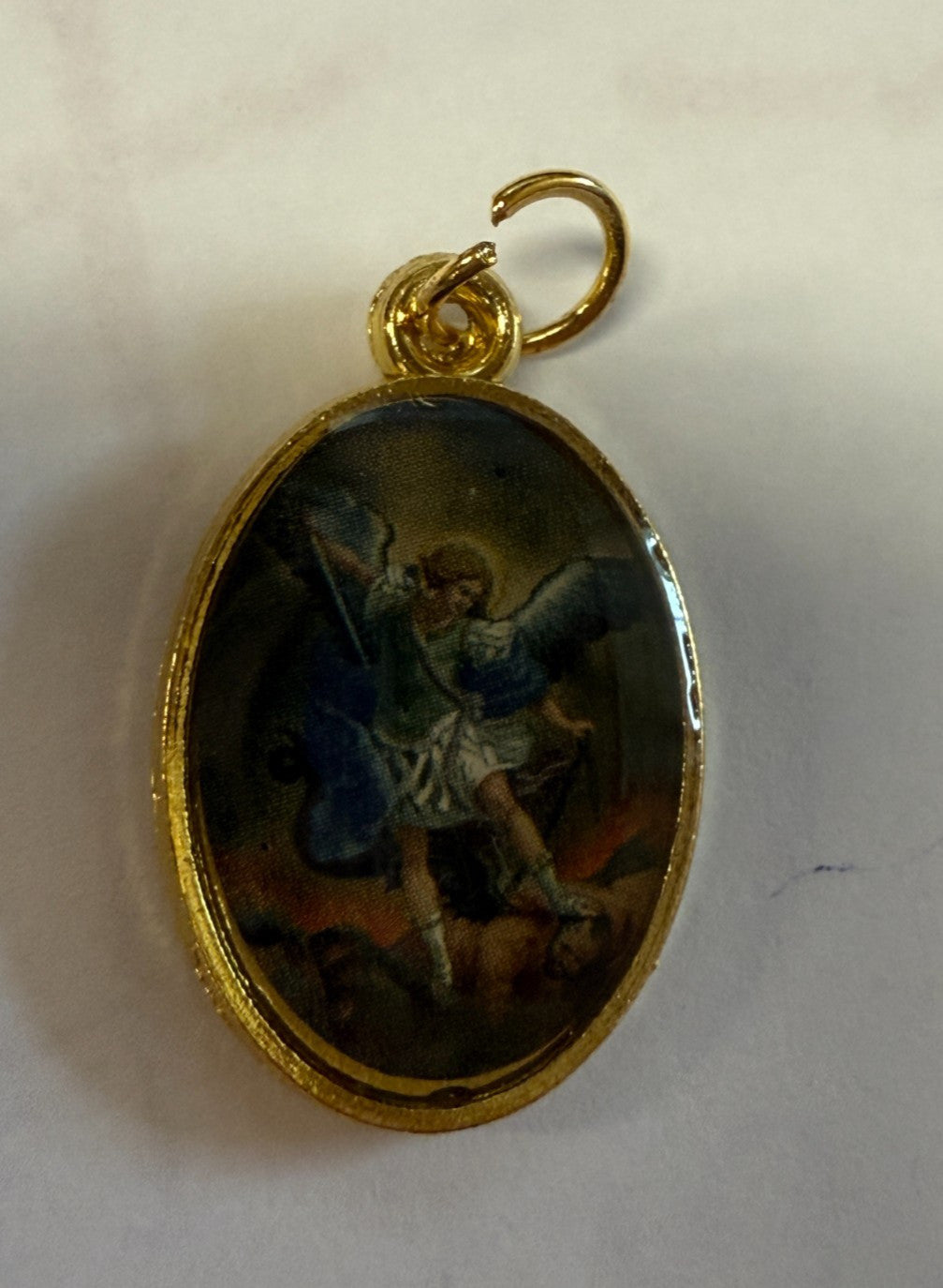 Saint Michael the Archangel Color Image Medal,  New  #MD-090 - Journeys of Faith
