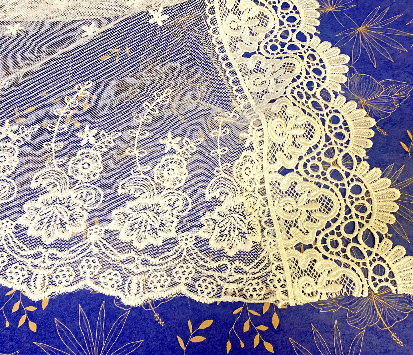 Women's White Lace Church Veil, New #AB-285-R2 - Journeys of Faith