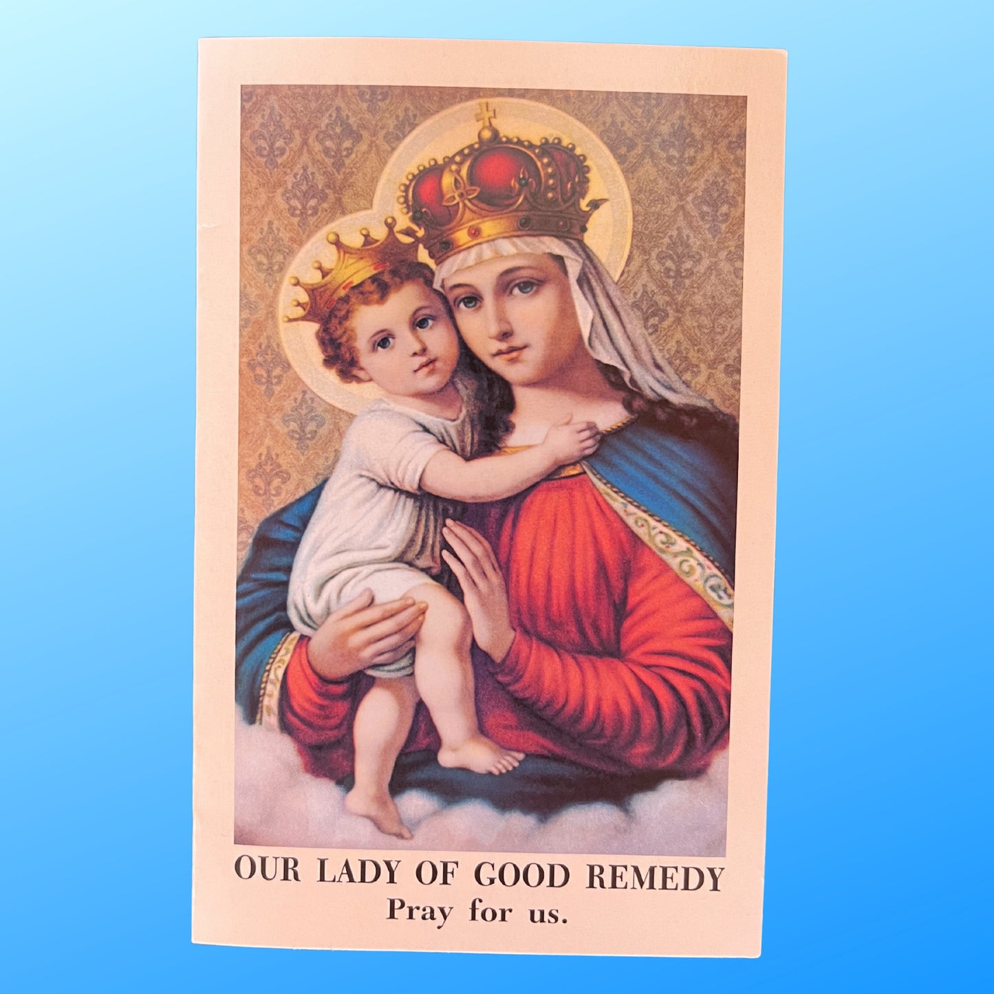 Our Lady of Good Remedy Novena Prayer Card