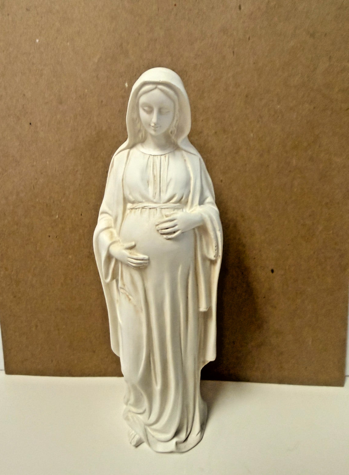 Blessed Pregnant  Mary 8"  Statue, New #AB-159