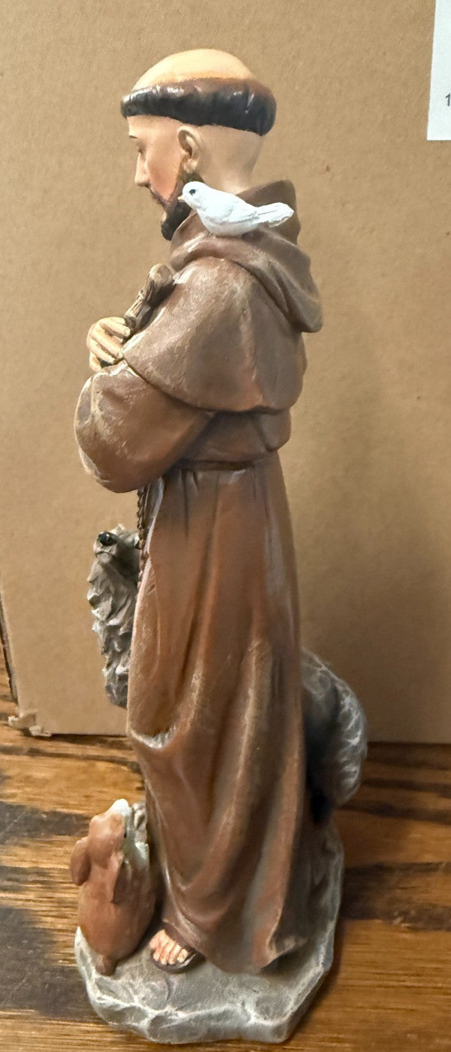 Saint Francis of Assisi 8" Statue, New #AB-156 - Journeys of Faith