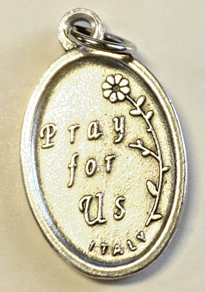 Saint Nicholas prayer folder and medal from Bob and Penny Lord, religious Christian Holy Card collectible featuring Patron Saint of Children.