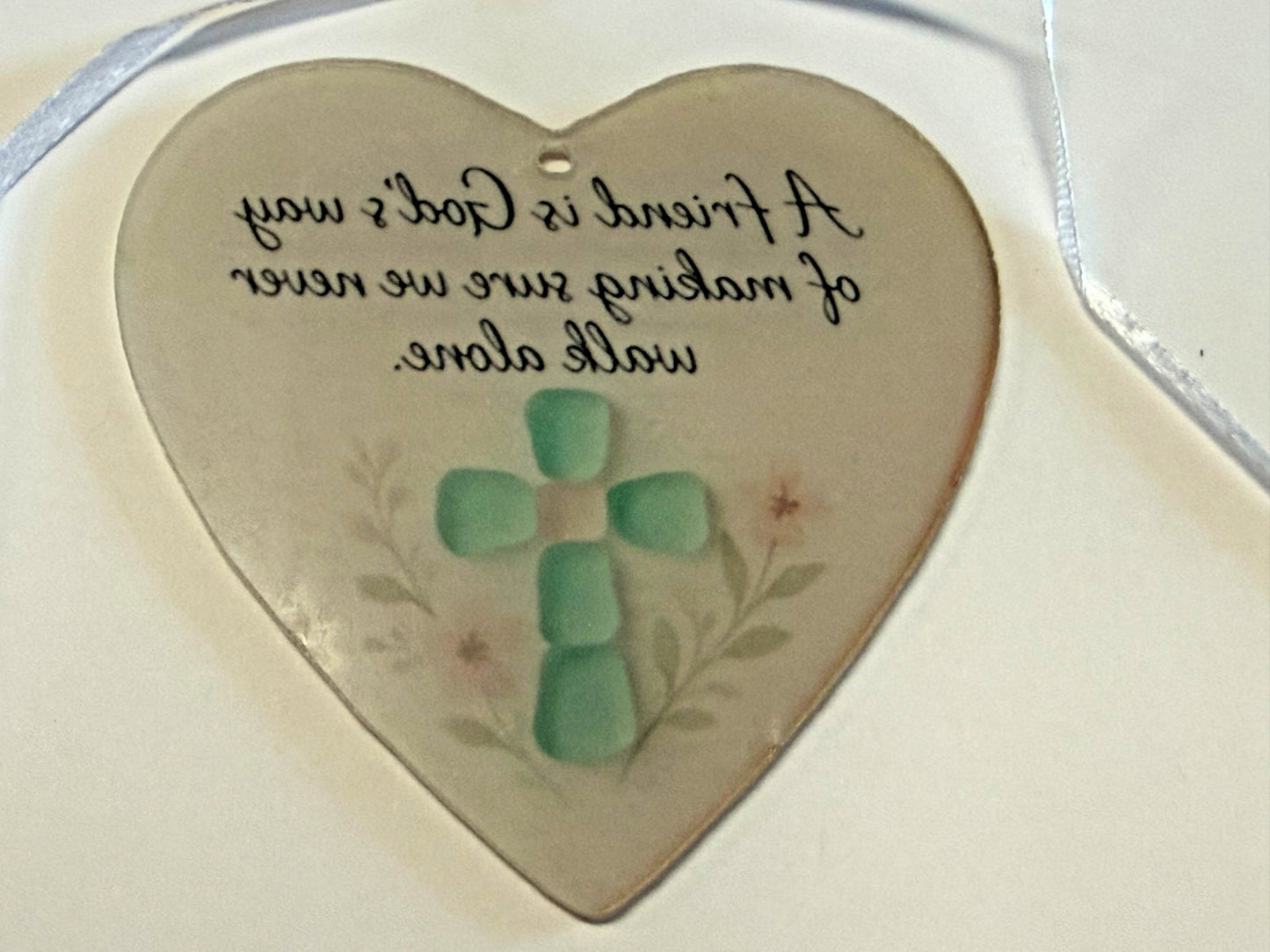 Heart Shape Friend Ornament, New #Gftshp-157