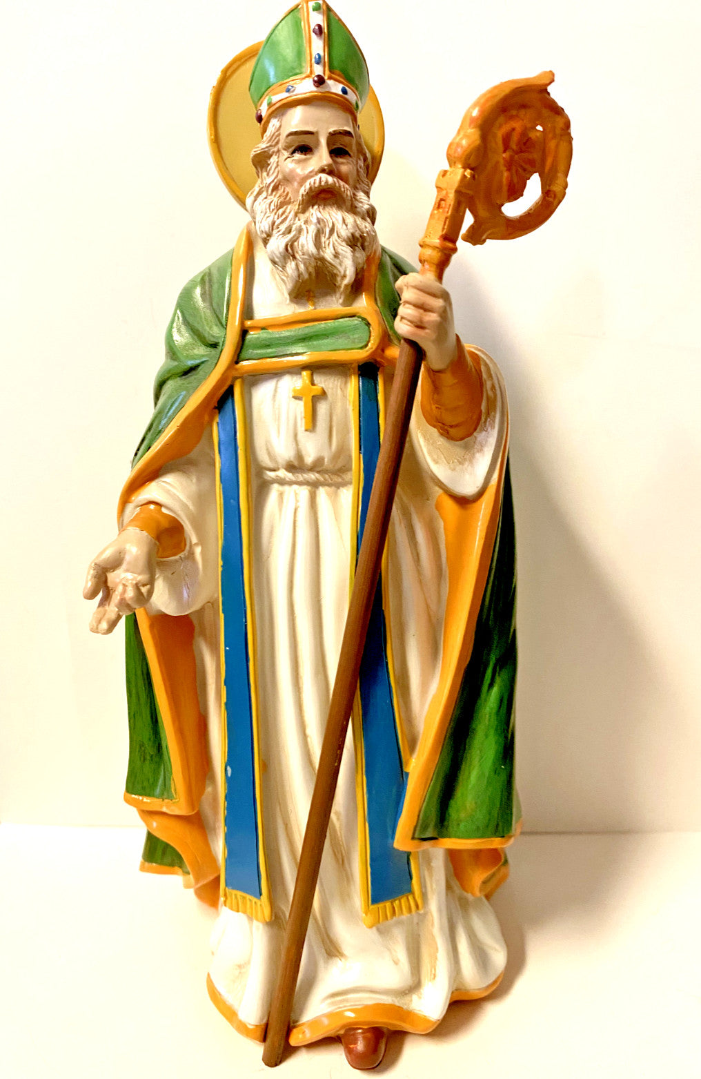 Saint Patrick  8" Statue, New #AB-150 - Journeys of Faith