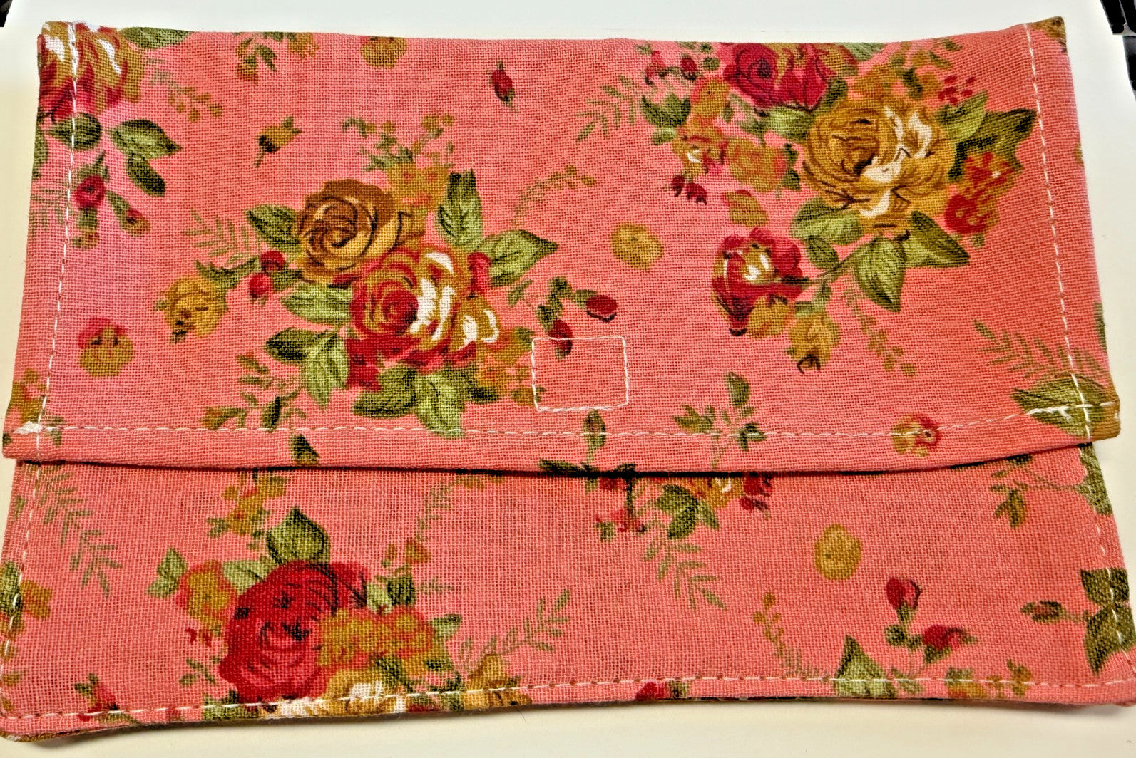 Coral Floral Chapel Veil Purse  New, #AB-273-R2 - Journeys of Faith