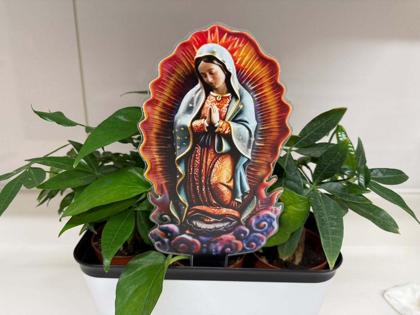 Our Lady of Guadalupe Acrylic Garden Stake, New #ALM-024-R2 - Journeys of Faith