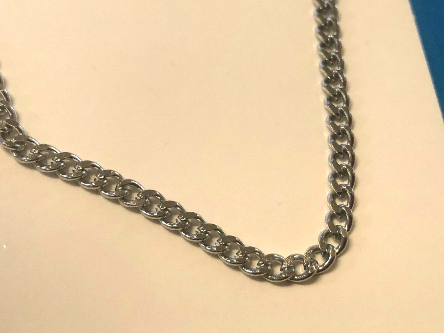 24-inch stainless steel curb chain necklace by Berkander, featuring a durable and stylish jewelry design.