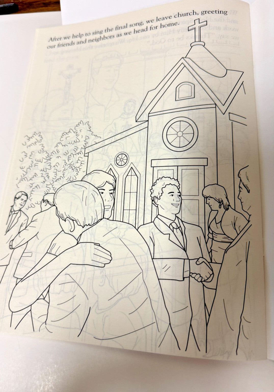 The Sunday Mass Coloring Book for Children, New #AB-431-R2