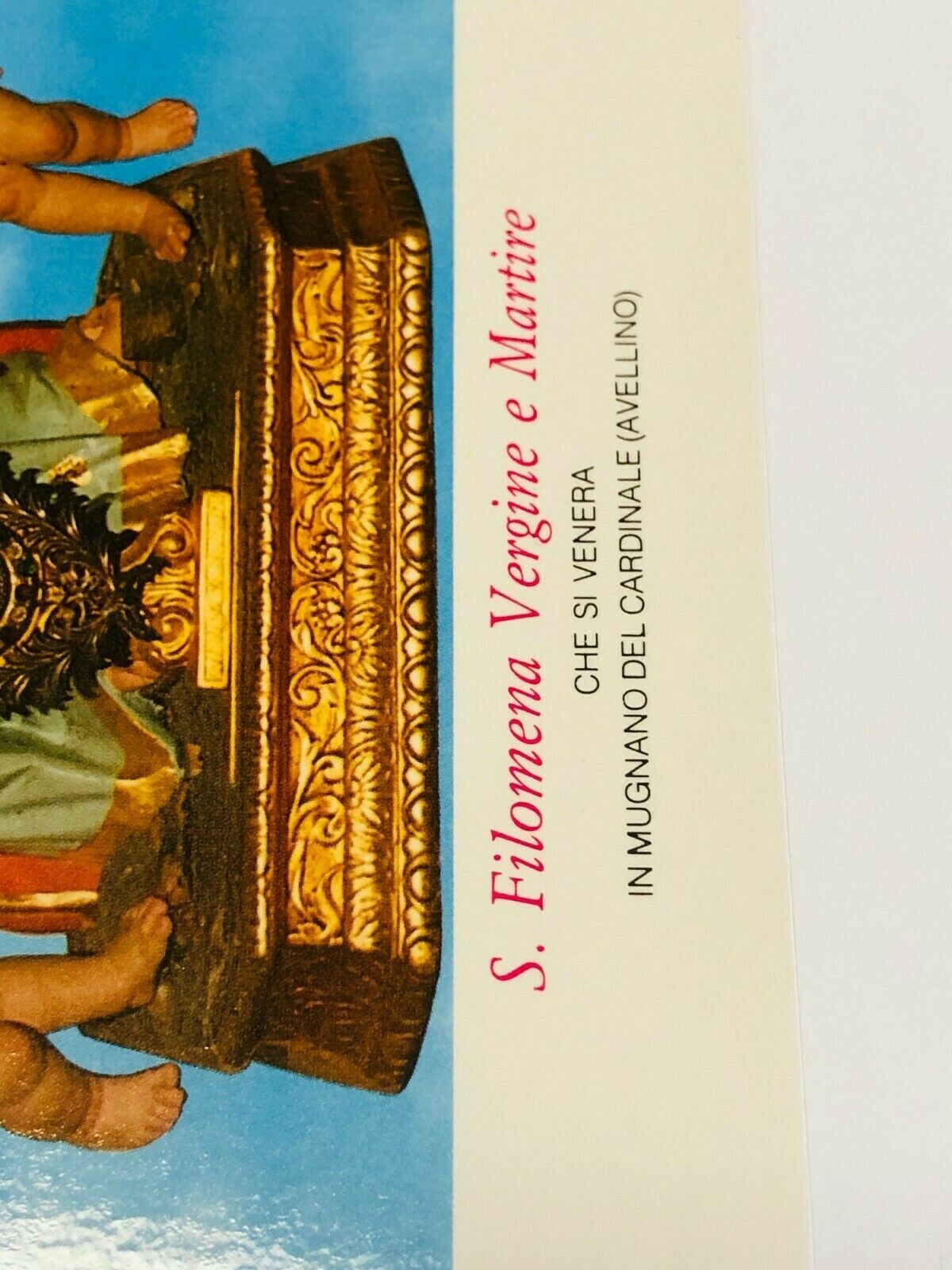 Saint Philomena Image Print, 11" X 8" New from Italy - Journeys of Faith