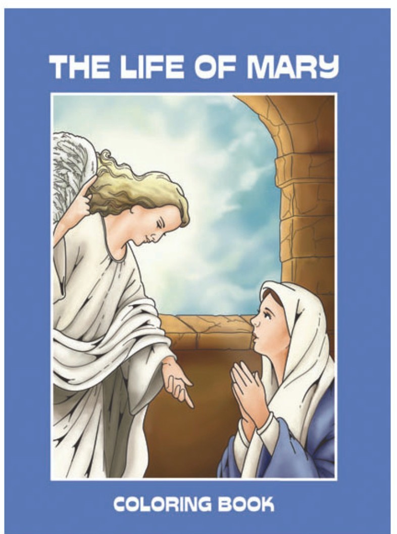 The Life of Mary Coloring Book for Children, New #AB-433-R2