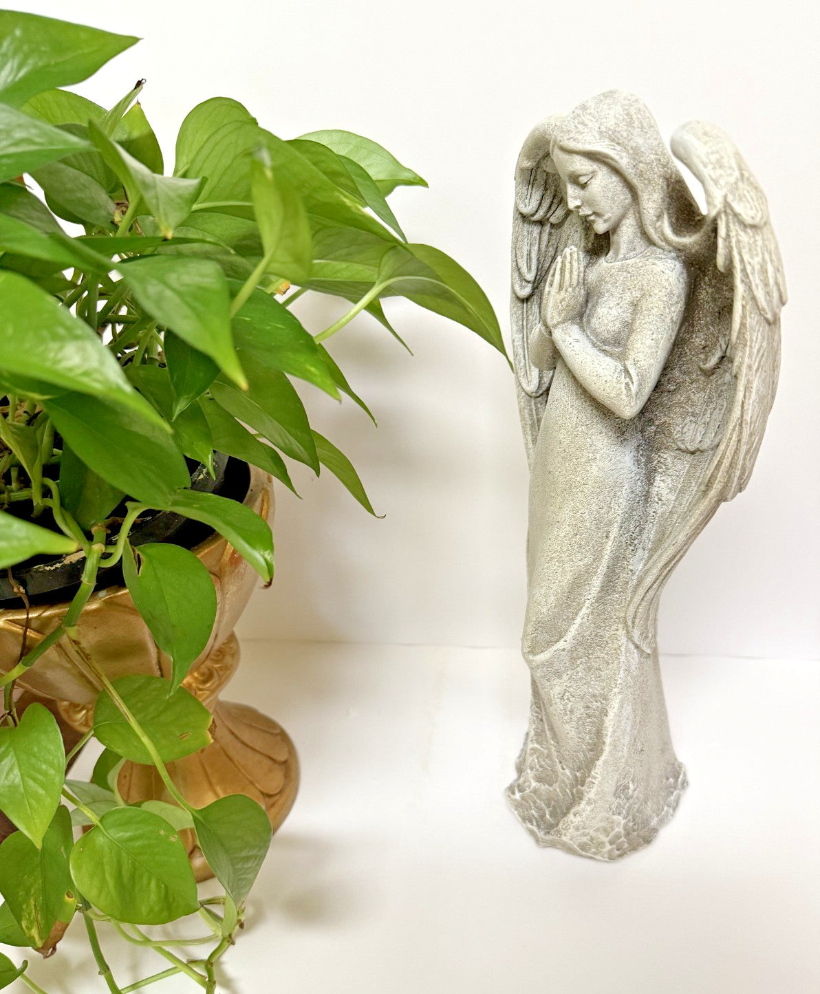 Praying Angel Garden  Statue 14.5" New #RM-037