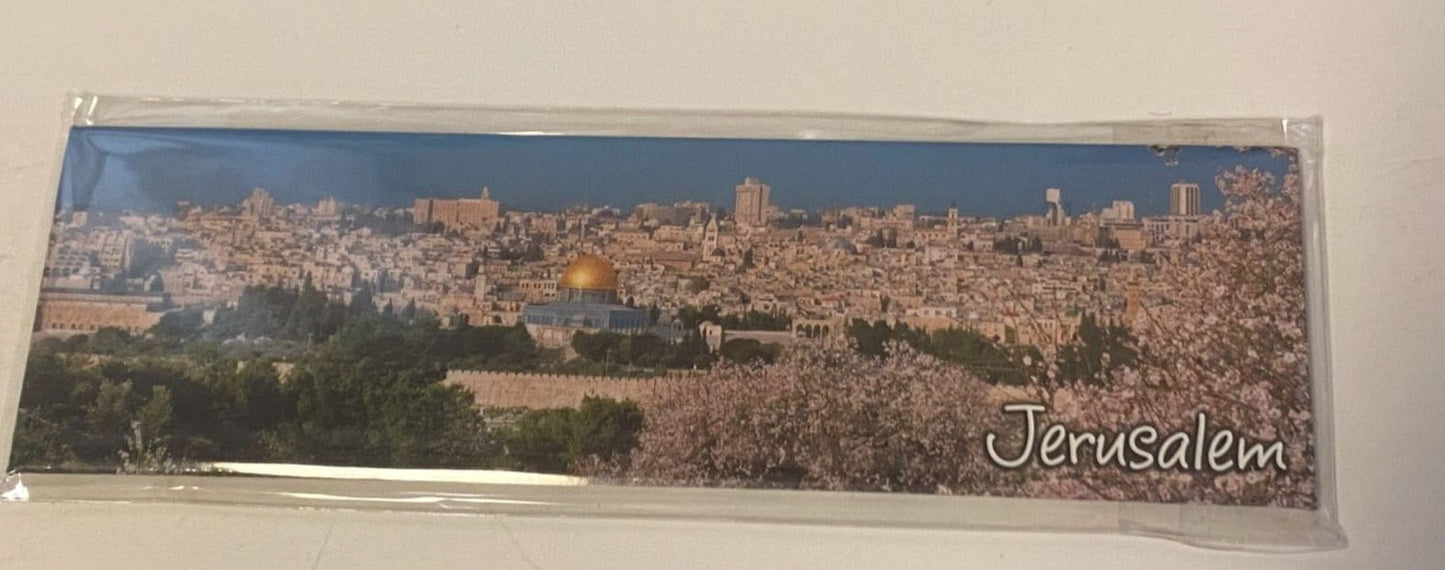 Jerusalem Magnet from Journeys of Faith featuring a Christian religious design, perfect for spiritual collectibles.