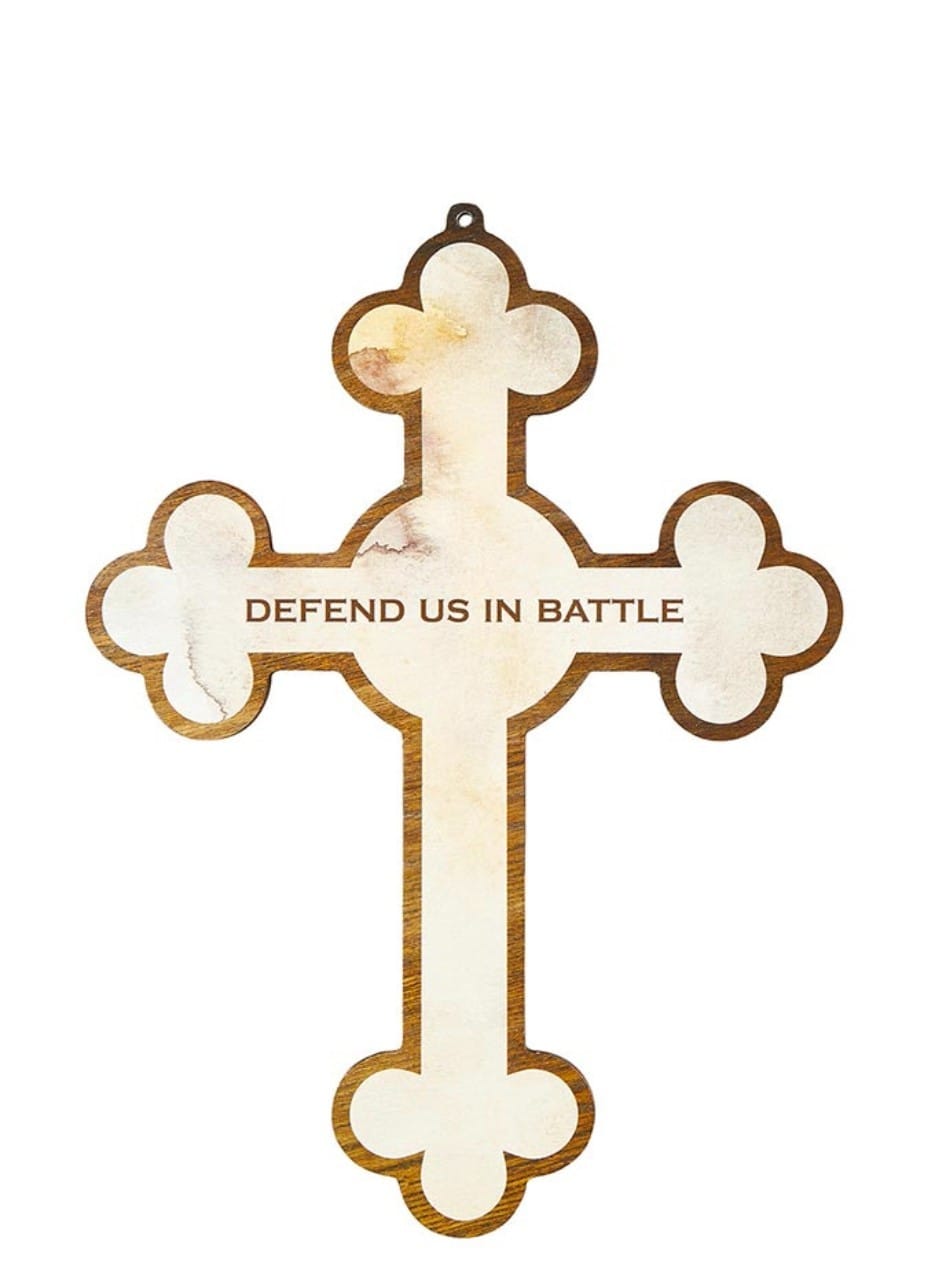 Spiritual Warrior 10.25" Cross, New, #AB-190 Journeys of Faith Collectibles:Religion & Spirituality:Christianity:Crucifixes & Crosses