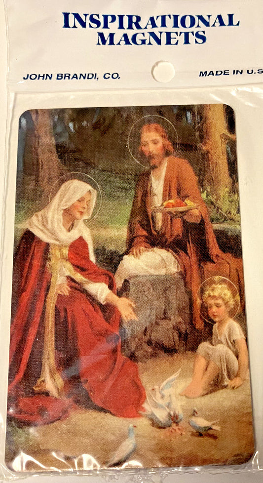 Holy Family Magnet Card #3, New - Journeys of Faith