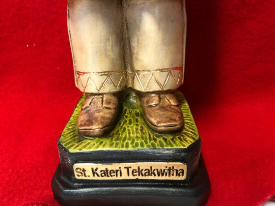 Saint Kateri Tekakwitha Statue 16" New From Colombia #L072 - Journeys of Faith