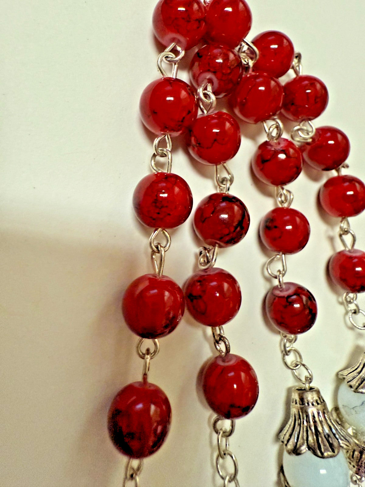 Saint Sister Faustina + Divine Mercy Dual Medal Crucifix Rosary, New #Gftshp-113 - Journeys of Faith