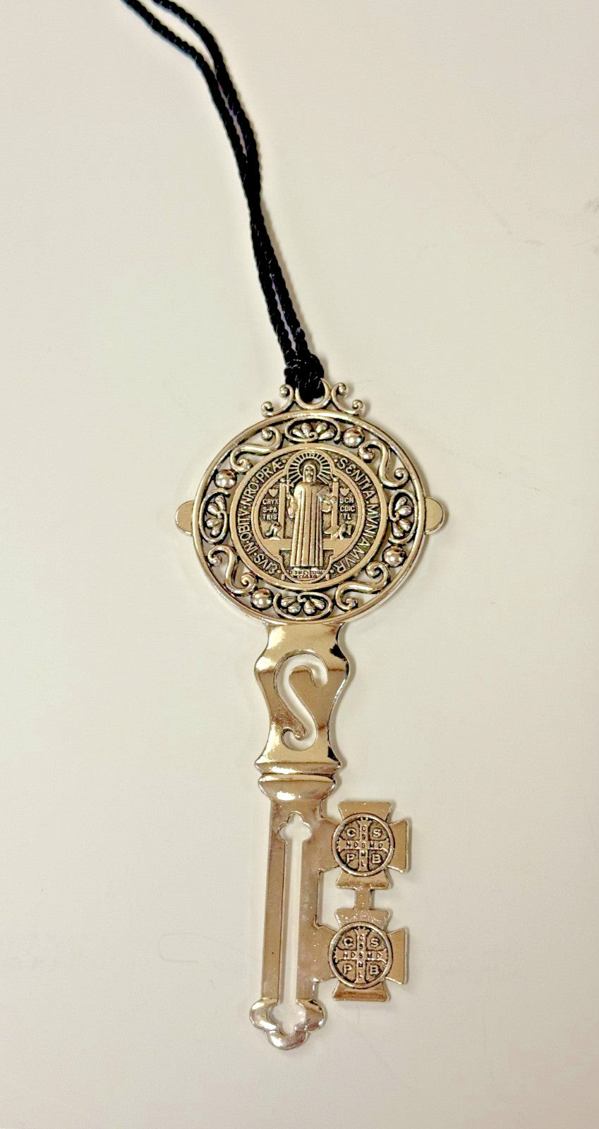 Saint Benedict Medal Large Key Hanger, New #AB-044 - Journeys of Faith