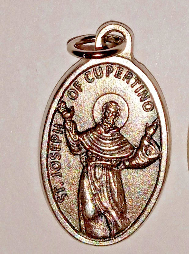 Saint Joseph of Cupertino (Patron of Students) Medal,  New from Italy, #MD-43
