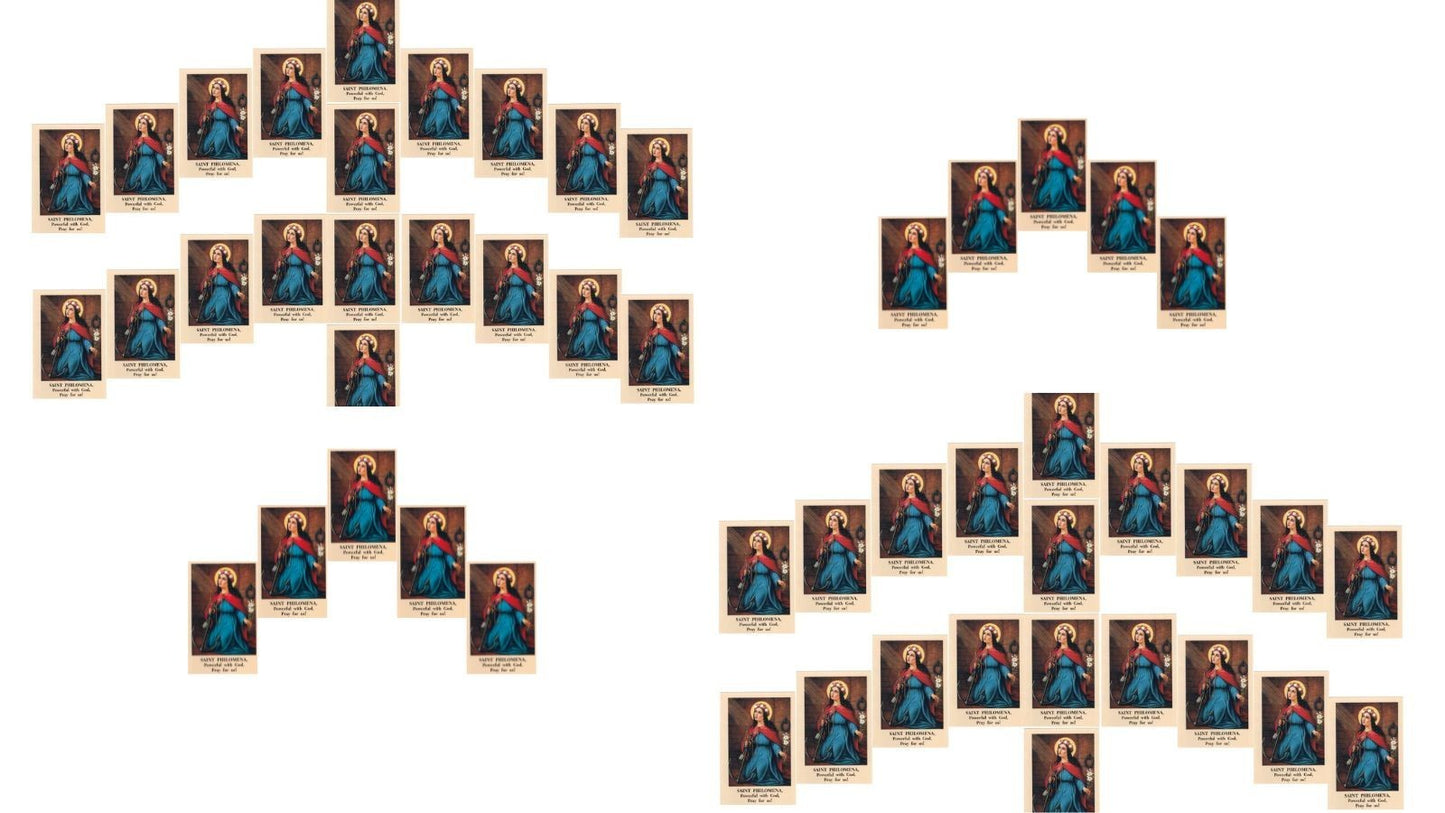 Saint Philomena Novena Prayer Card 50 Pack  PC-65