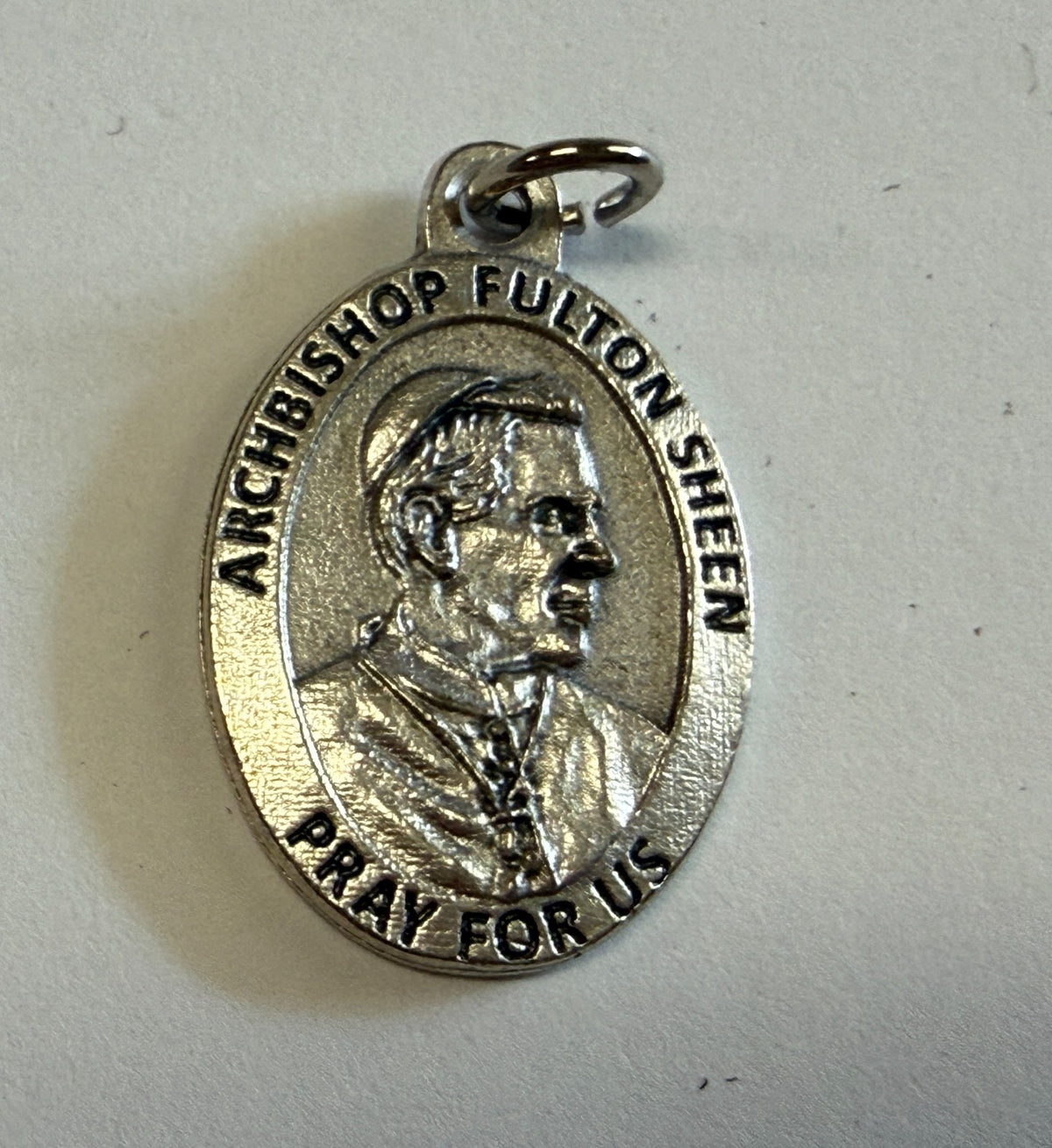Blessed Fulton J Sheen Silver tone  1" Medal, New #MD-01