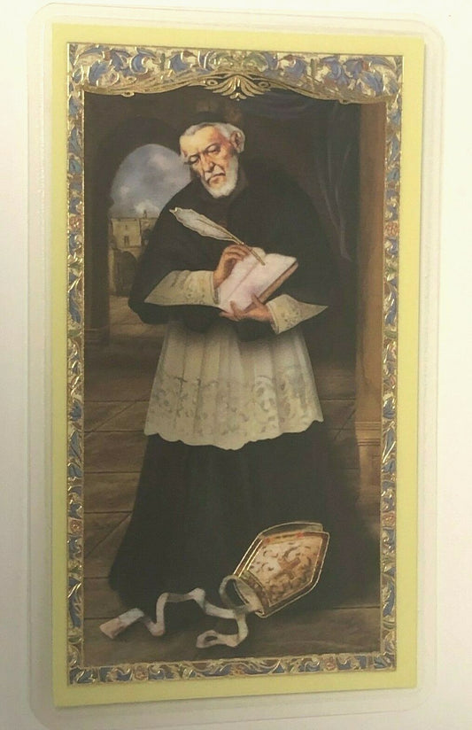 Saint Alphonsus Liguori, Patron of Arthritis Sufferers, Prayer Card, New #PCL-35