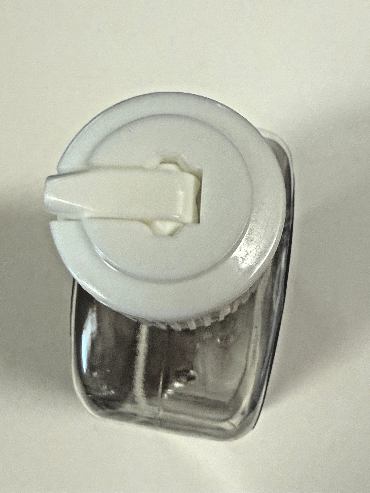 Divine Mercy Holy Water Bottle With Flip Top- Screw On Cap, New #AB-371-R2