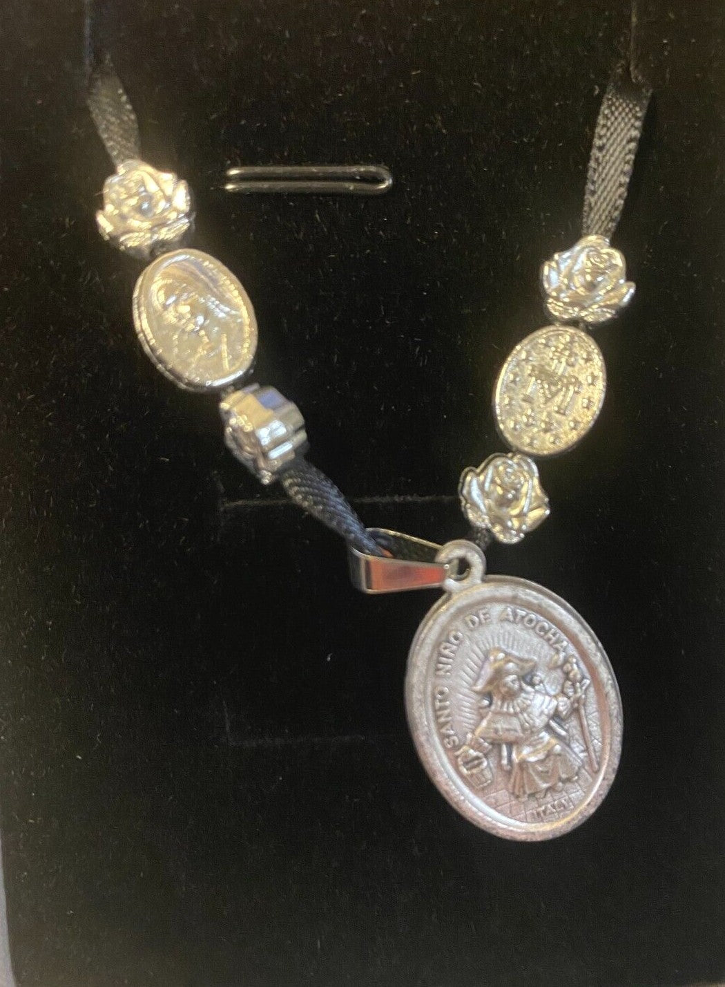 St Michael,Divine Mercy,Miraculous Medal,Our Lady Guadalupe Ribbon Necklace,New - Journeys of Faith