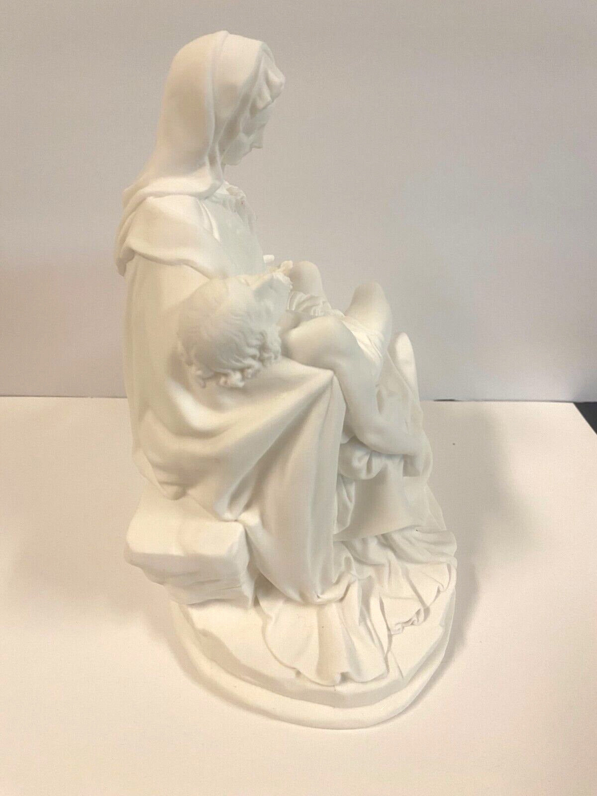 White Pieta Statue, 8" New #RM-033 - Bob and Penny Lord