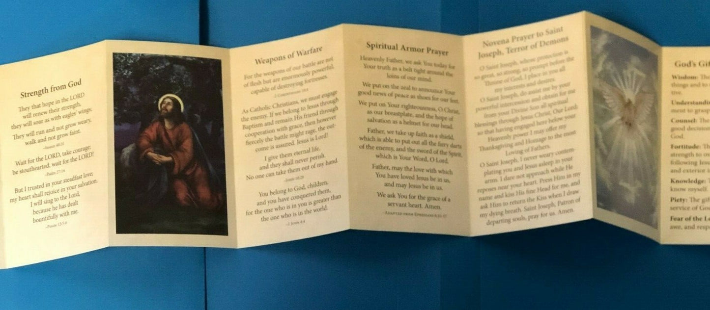 Spiritual Protection Prayer Pocket Folder, New. #PC-18