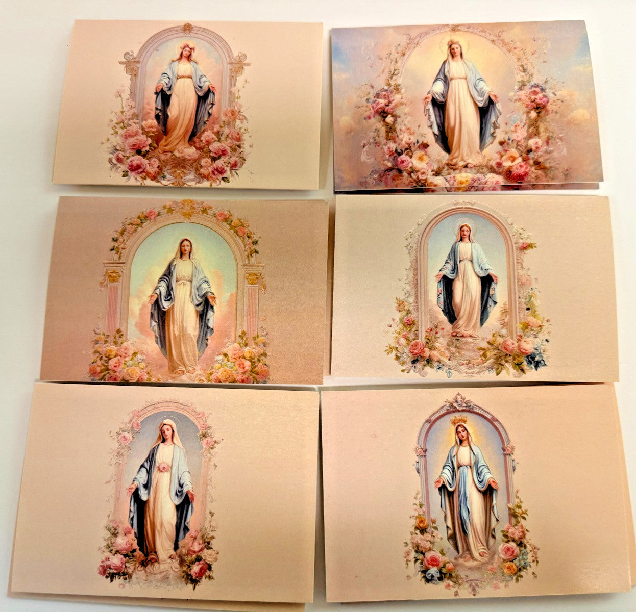 Blessed Mother Small Blank Note Card w/envelope,New #Gftshp-162