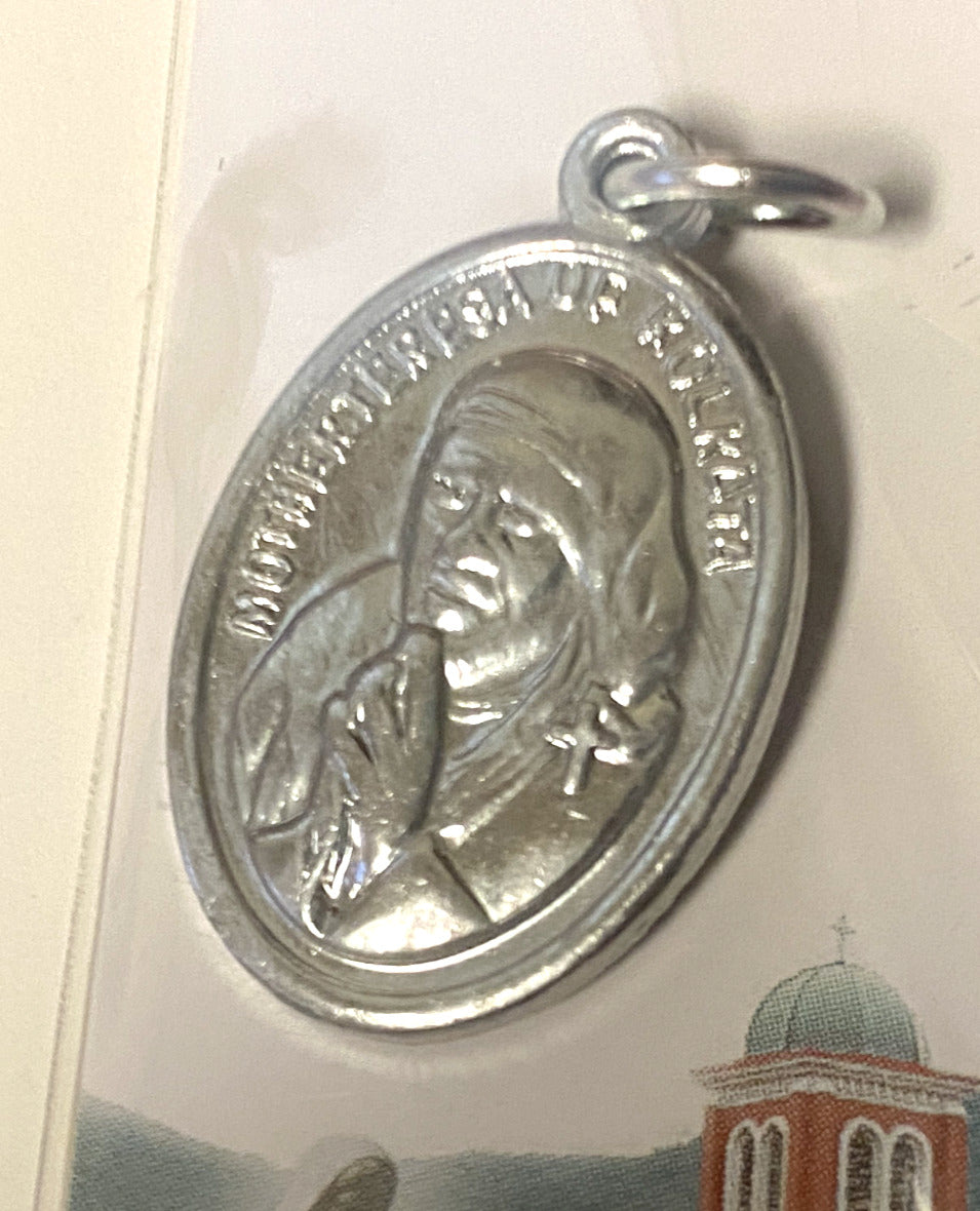 Saint Mother Teresa Silver Tone Medal, New From Japan #Gftshp-1 - Bob and Penny Lord