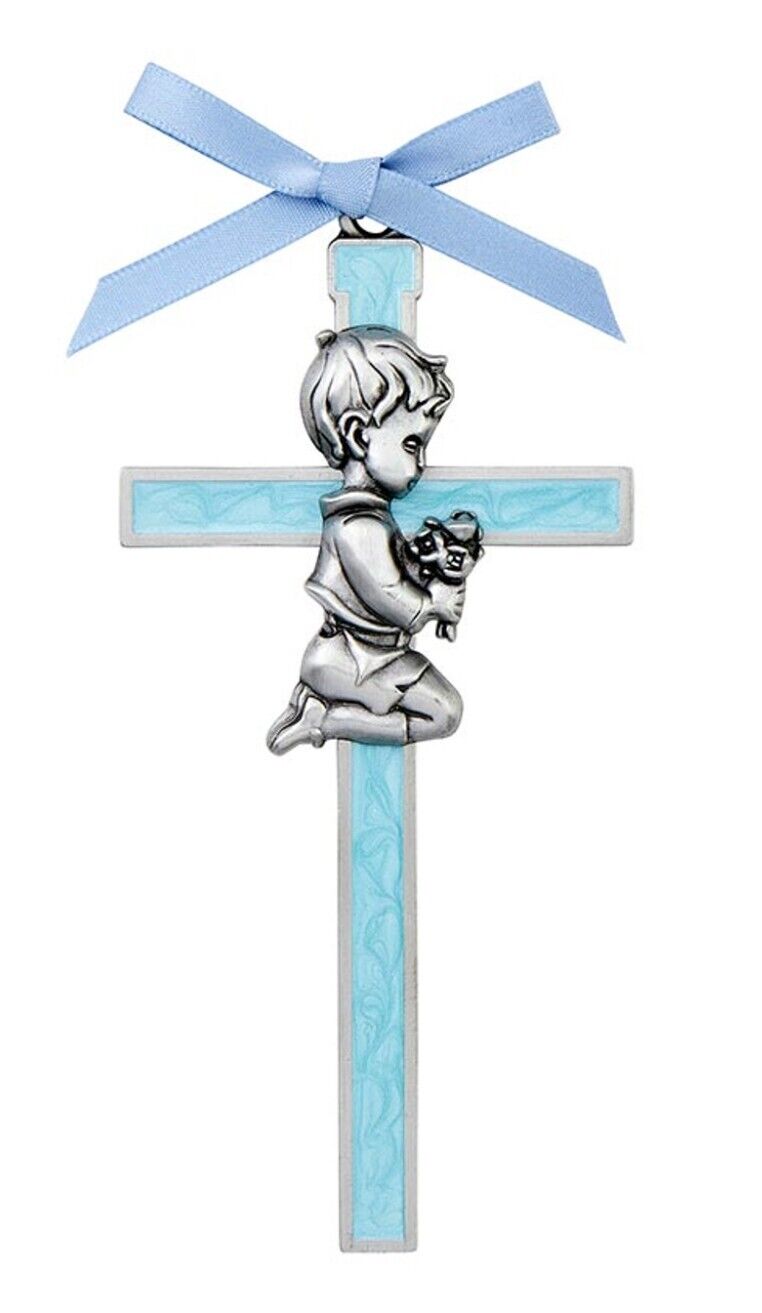Boy Blue Crib Cross, New #AB-98-2 - Journeys of Faith