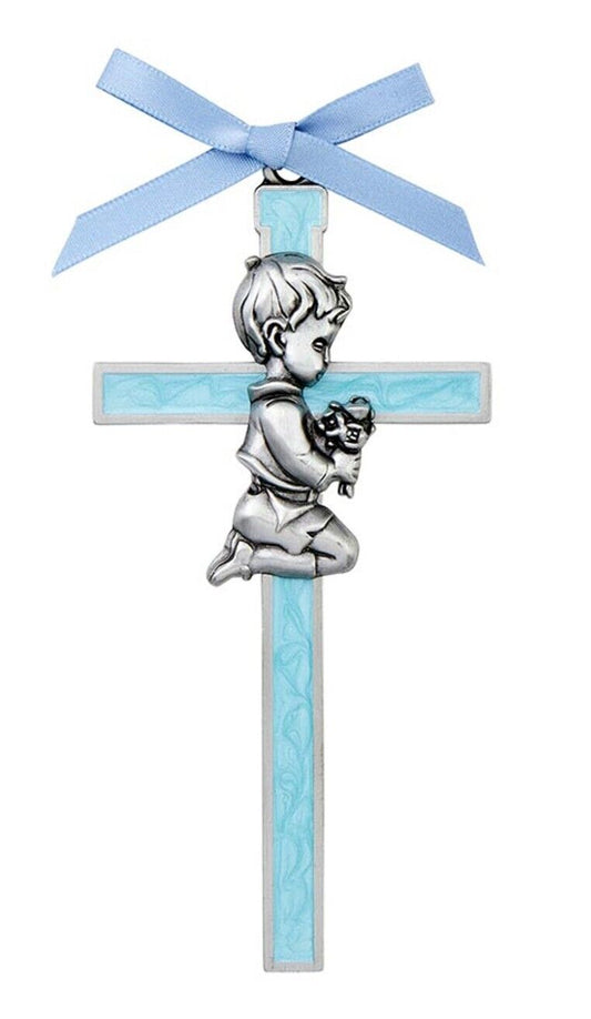 Boy Blue Crib Cross, New #AB-98-2 - Journeys of Faith