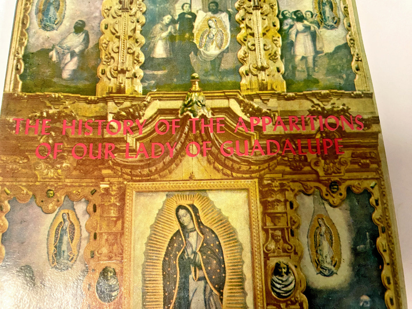 Our Lady of Guadalupe Vintage Brief HIstory of the Apparitions , New #AB-51-E - Journeys of Faith